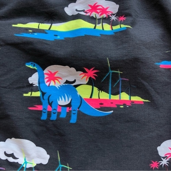 Party Pants Mens XXL Dinosaur Print 5 Inch Shorts - Picture 15 of 16